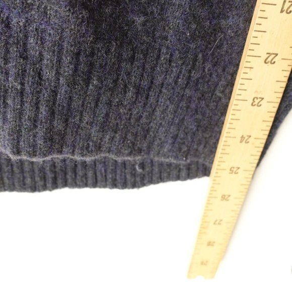 Banana‎ Republic Sweater Mens Size Large Blue Wool Casual Knitted Italian VTG - Picture 4 of 8